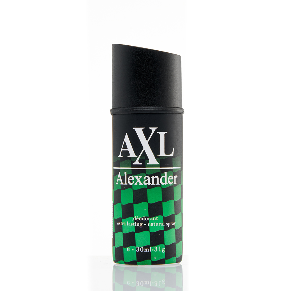 AXL ALEXANDER DEODORANT SPRAY 30ML QUANTUM GREEN